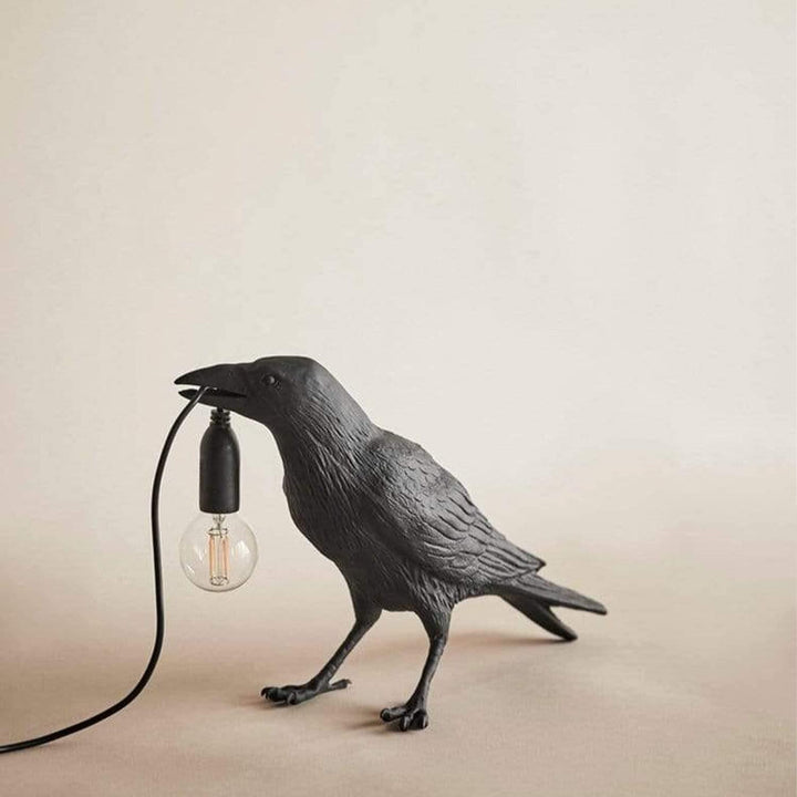 Elegant Raven Bird Lamp for Unique Home Decor-Orizon Depot