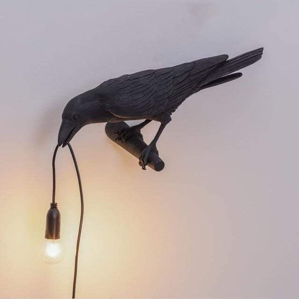 Elegant Raven Bird Lamp for Unique Home Decor-Orizon Depot