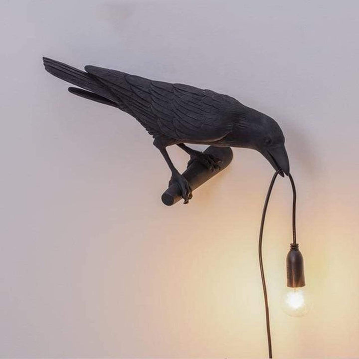 Elegant Raven Bird Lamp for Unique Home Decor-Orizon Depot