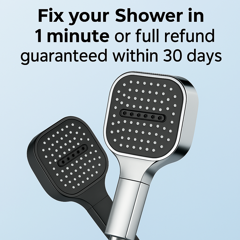 High Pressure Shower Head with Turbo Boost and Filtration System-Orizon Depot