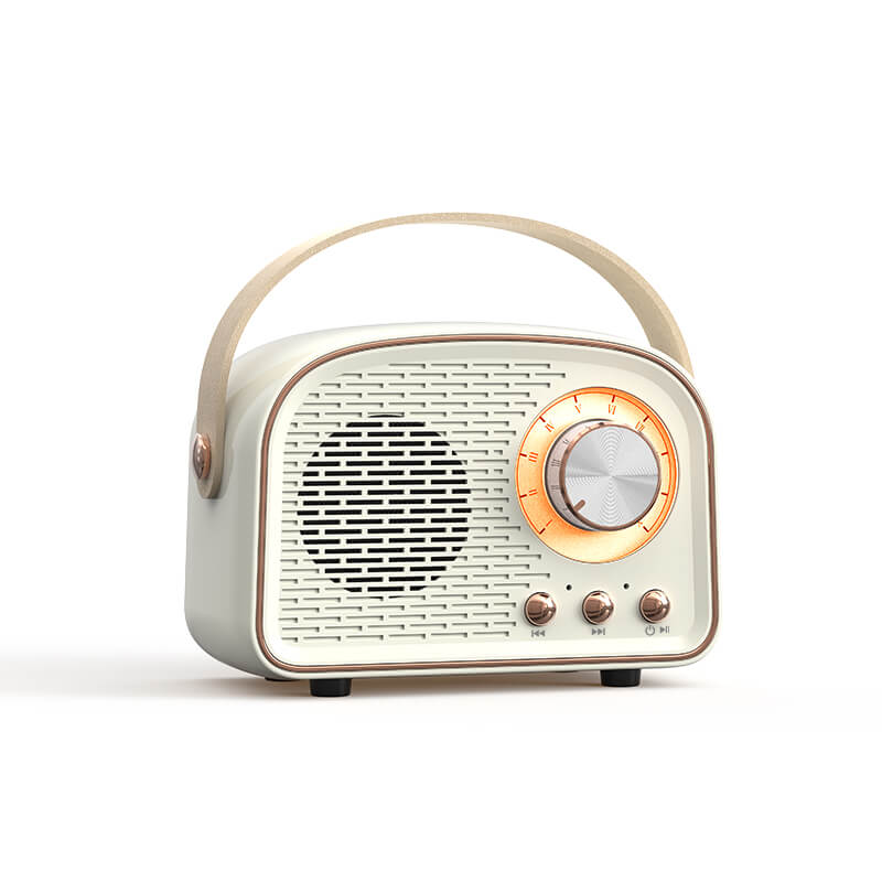 Retro Round Bluetooth Radio Speaker-Orizon Depot