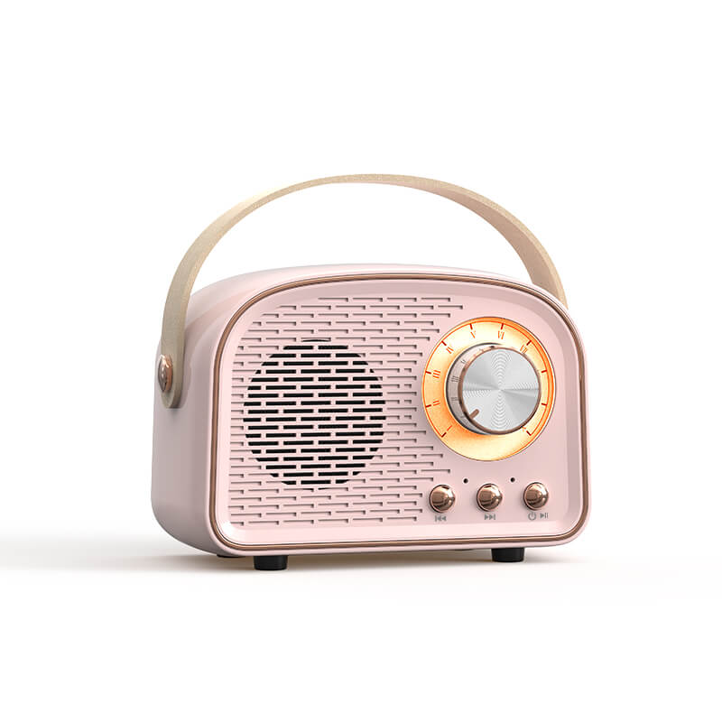 Retro Round Bluetooth Radio Speaker-Orizon Depot