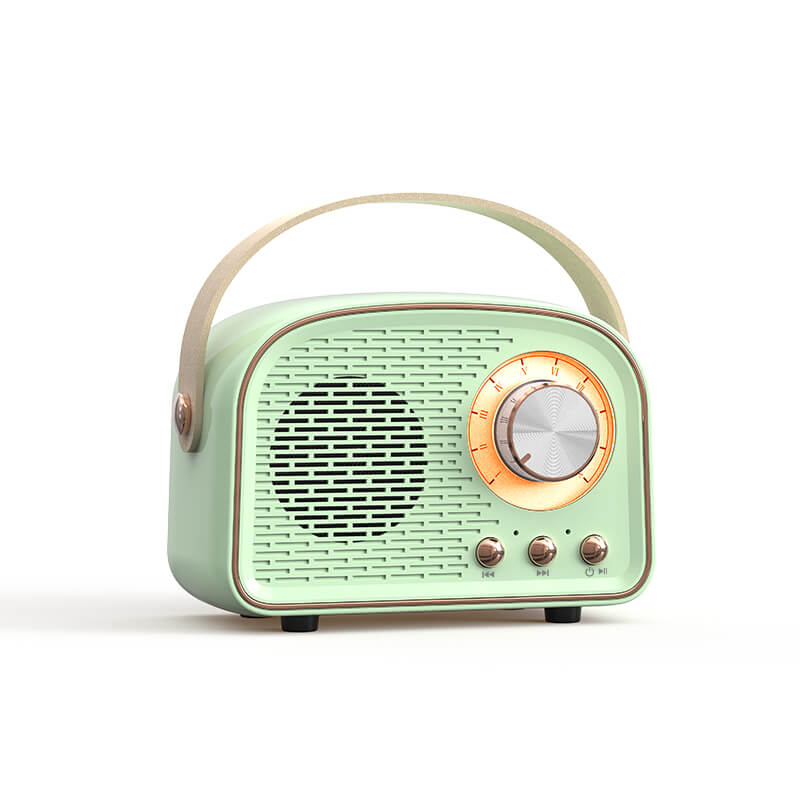 Retro Round Bluetooth Radio Speaker-Orizon Depot