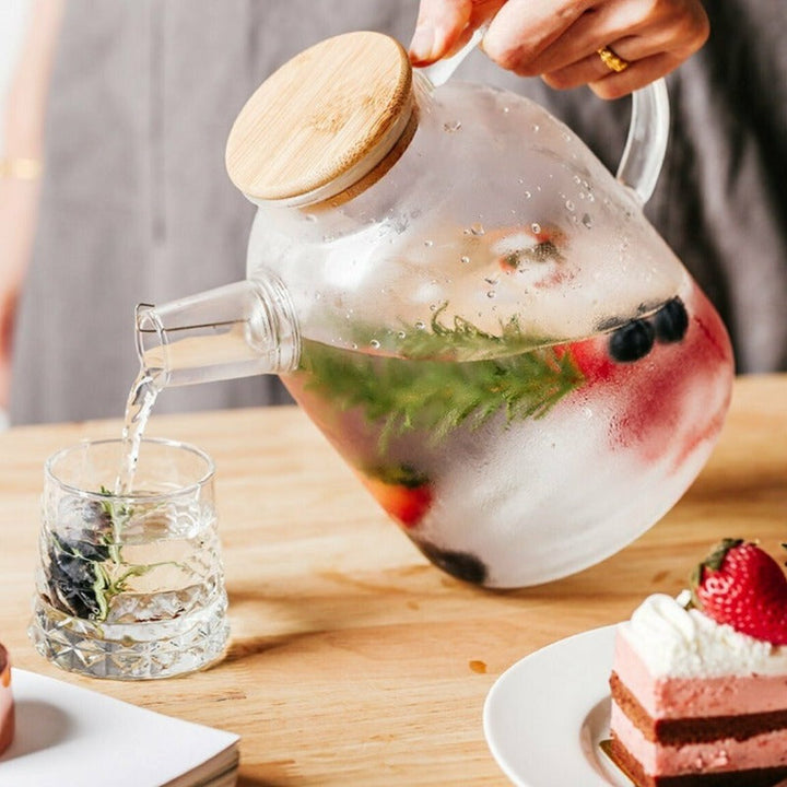 Scandinavian Glass Teapot Set for Elegant Tea Brewing-Orizon Depot