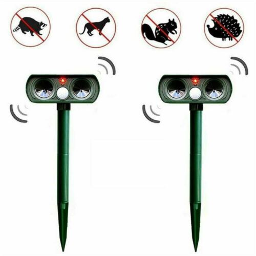 Solar-Powered Infrared Animal Pest Repeller Device (1 Unit)