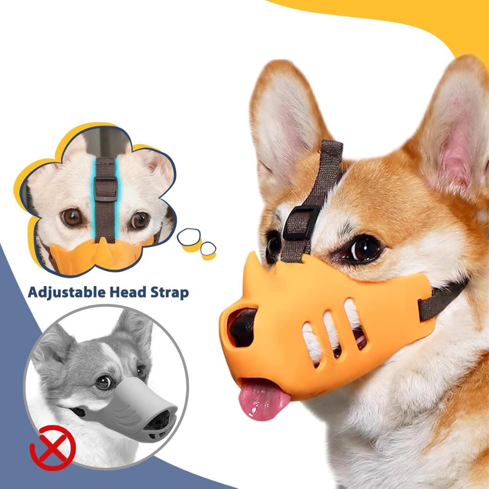 Adjustable Dog Muzzle for Secure and Comfortable Fit-Orizon Depot