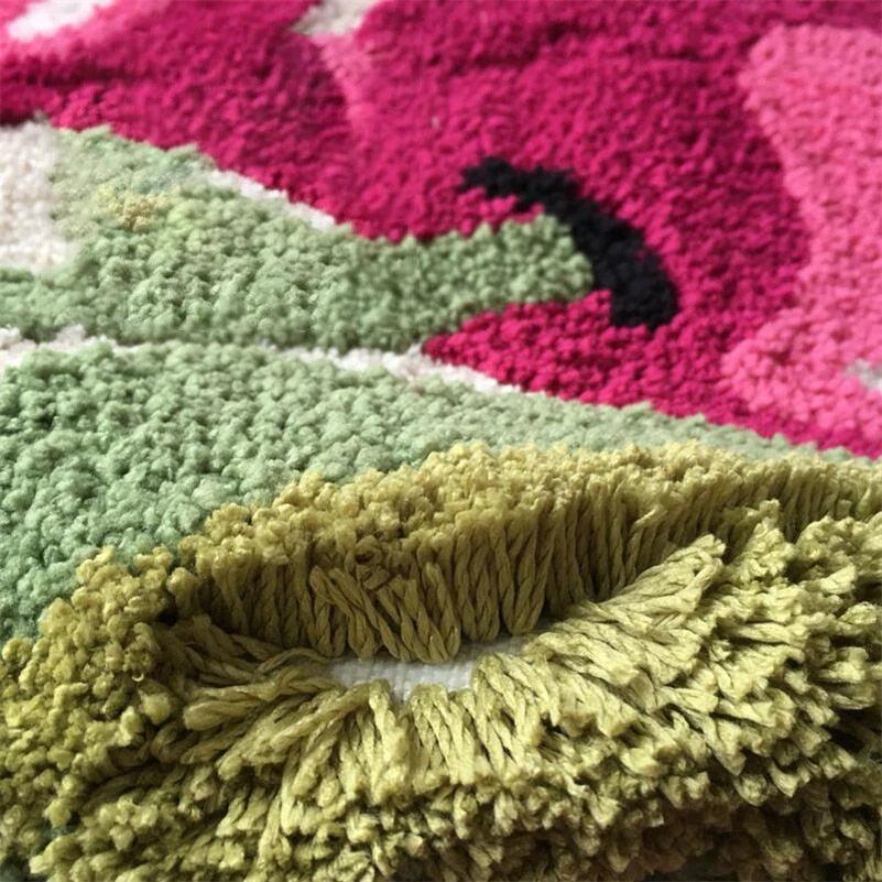 Cherry Tufted Bath Mat for Luxurious Bathroom Comfort-Orizon Depot