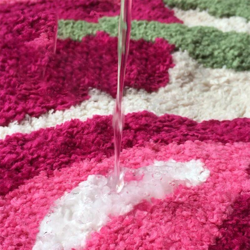 Cherry Tufted Bath Mat for Luxurious Bathroom Comfort-Orizon Depot