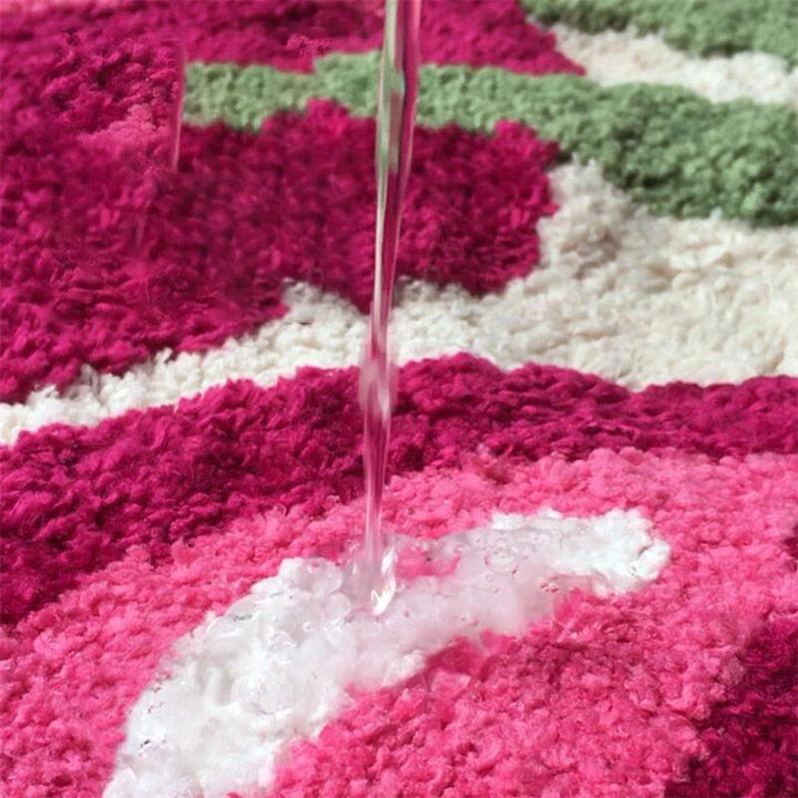 Cherry Tufted Bath Mat for Luxurious Bathroom Comfort-Orizon Depot