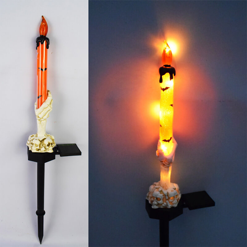 Solar Light Halloween Ghost Hand Candle Outdoor Floor Lamp - Best Gift-Orizon Depot