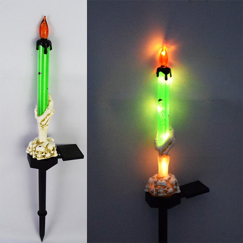 Solar Light Halloween Ghost Hand Candle Outdoor Floor Lamp - Best Gift-Orizon Depot