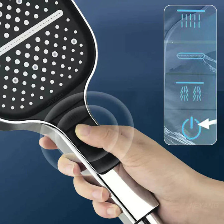 7-Stage PowerFlow Showerhead for Ultimate Water Experience-Orizon Depot