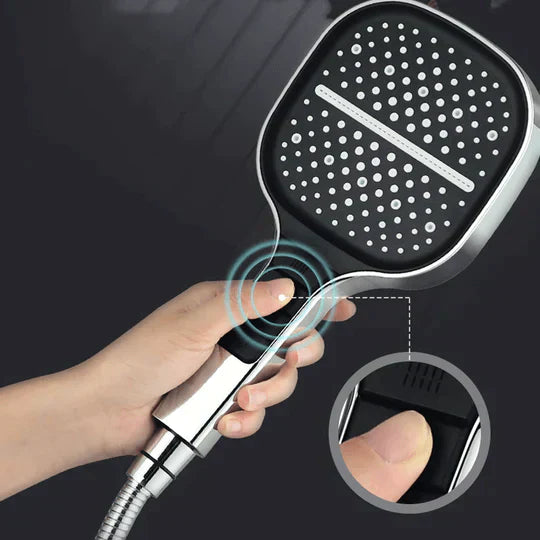 7-Stage PowerFlow Showerhead for Ultimate Water Experience-Orizon Depot