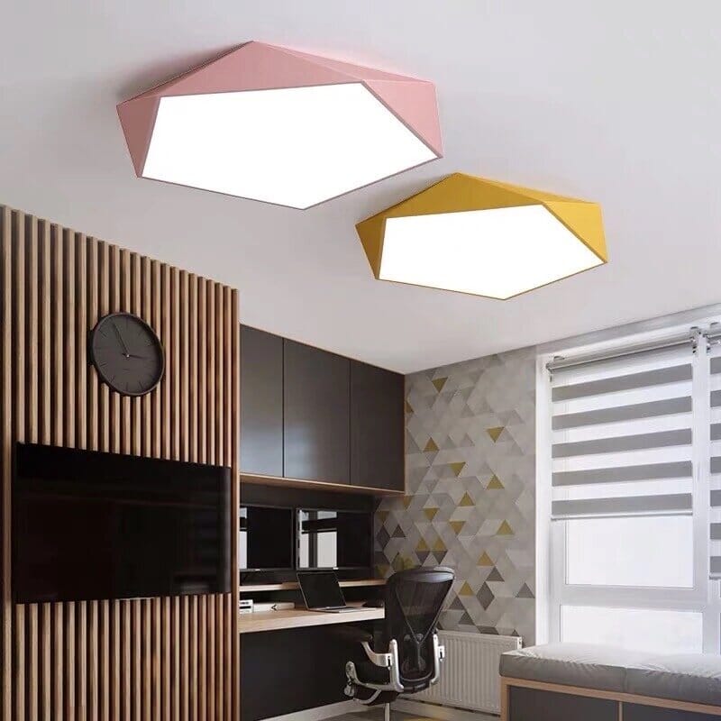 Modern Geometric LED Ceiling Light Fixture