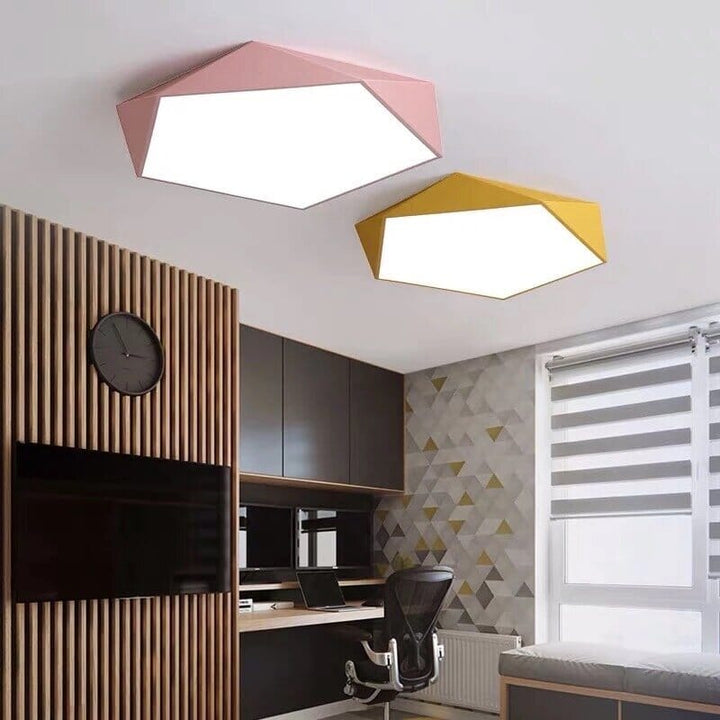 Modern Geometric LED Ceiling Light Fixture