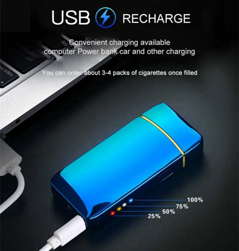 Plasma Arc Lighter: Windproof & USB Rechargeable Electric