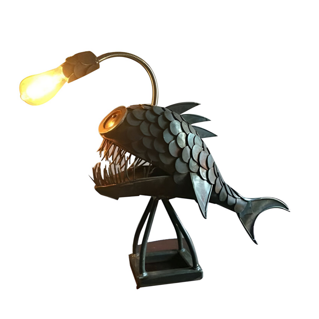 Steampunk Angler Fish Lamp – Unique & Stylish Floor Light for Home-Orizon Depot