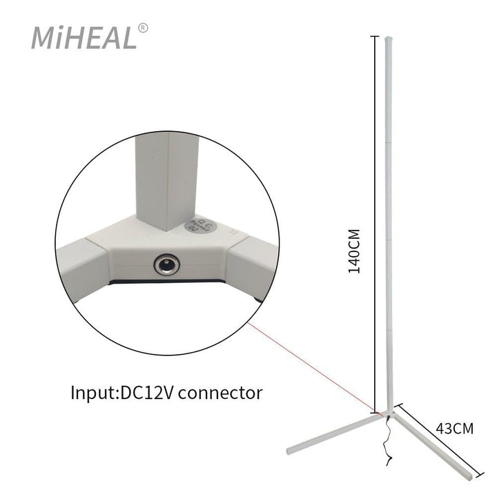 Smart LED Floor Lamp with Adjustable Brightness and Modern Design-Orizon Depot