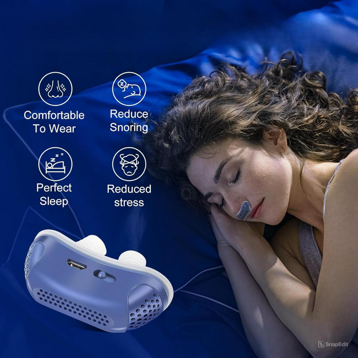 Compact Sleep Apnea Machine for Travel & Anti-Snoring Solution