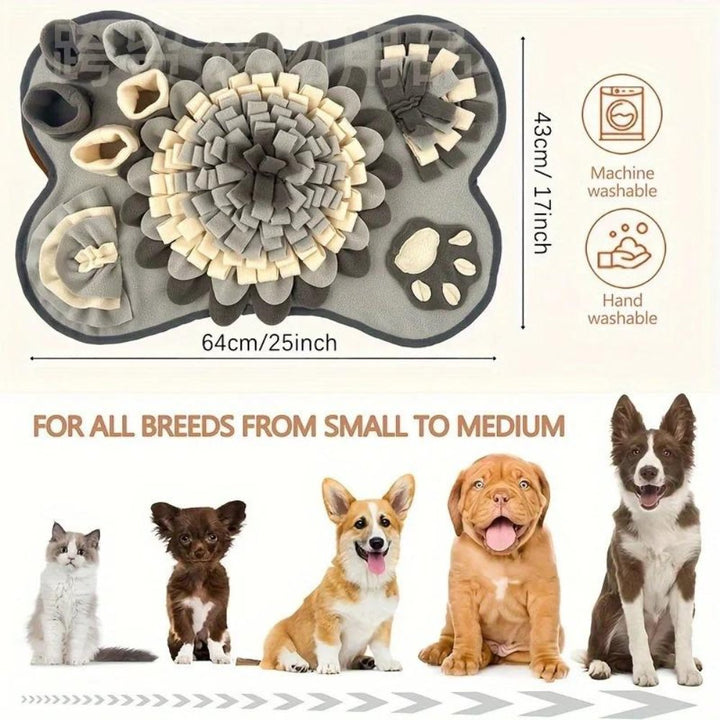Dog Snuffle Mat for Interactive Feeding and Mental Stimulation-Orizon Depot