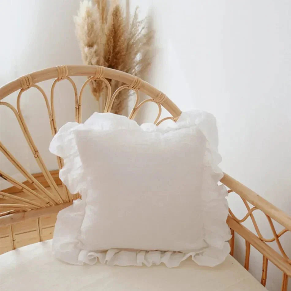 Soft Linen Ruffle Pillowcase for Cozy Home Decor-Orizon Depot
