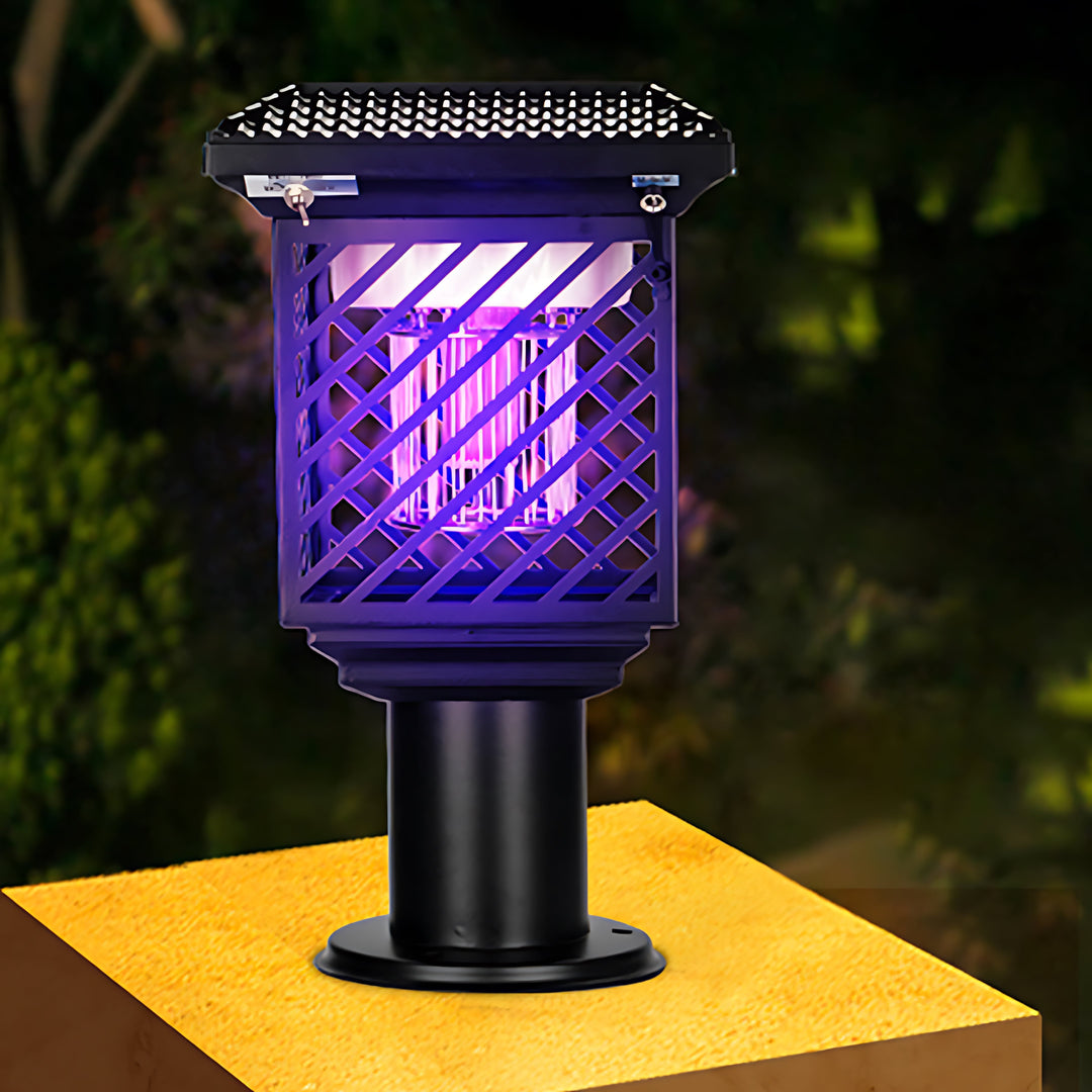 Solar-Powered Waterproof Stainless Steel Black Landscape Pathway Light