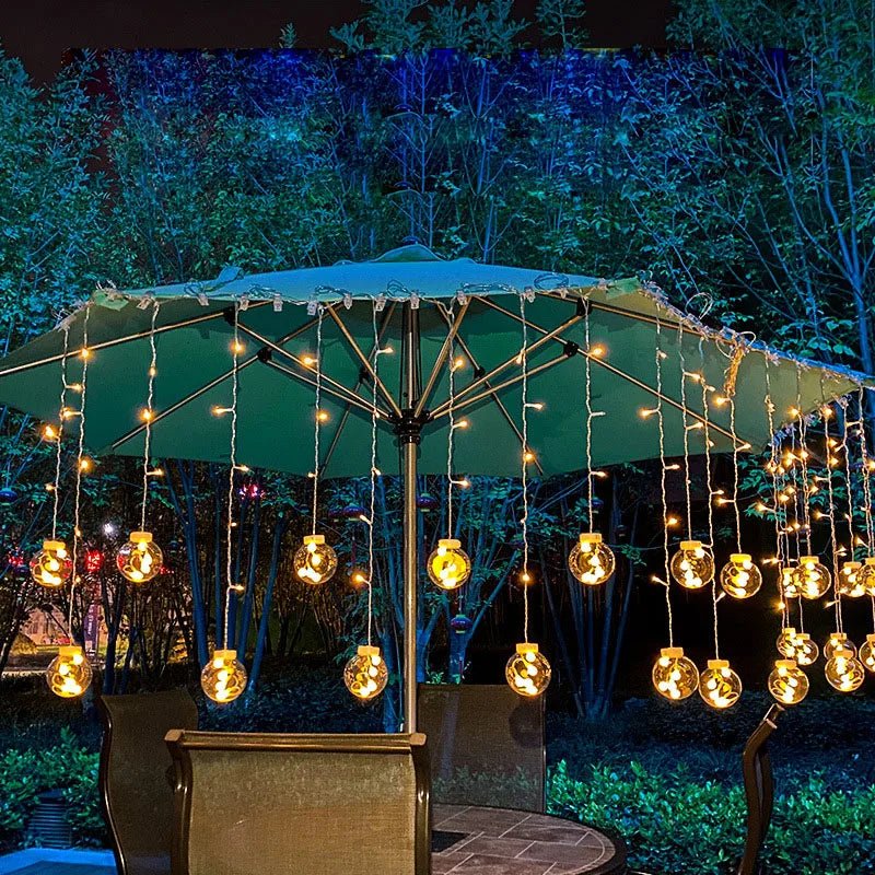 Solar Pendant String Lights – Elegant Design – Solar Powered Lighting-Orizon Depot