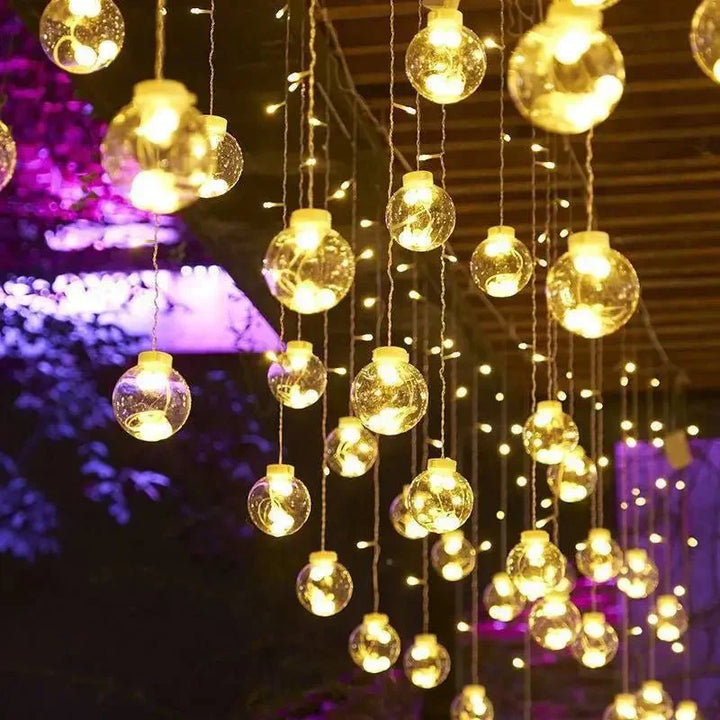 Solar Pendant String Lights – Elegant Design – Solar Powered Lighting-Orizon Depot