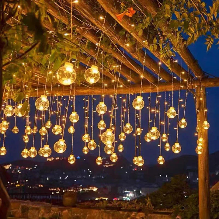 Solar Pendant String Lights – Elegant Design – Solar Powered Lighting-Orizon Depot