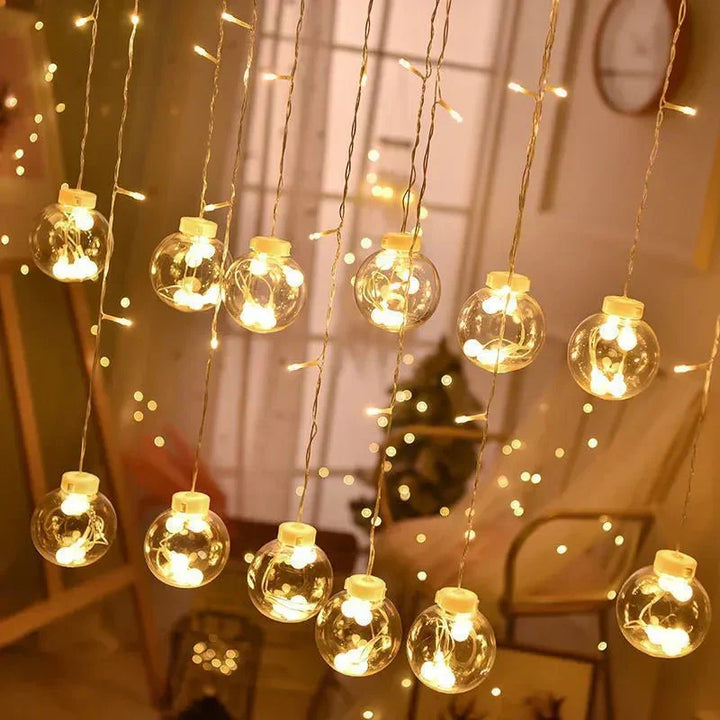 Solar Pendant String Lights – Elegant Design – Solar Powered Lighting-Orizon Depot