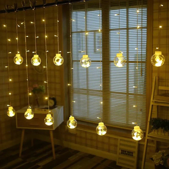 Solar Pendant String Lights – Elegant Design – Solar Powered Lighting-Orizon Depot