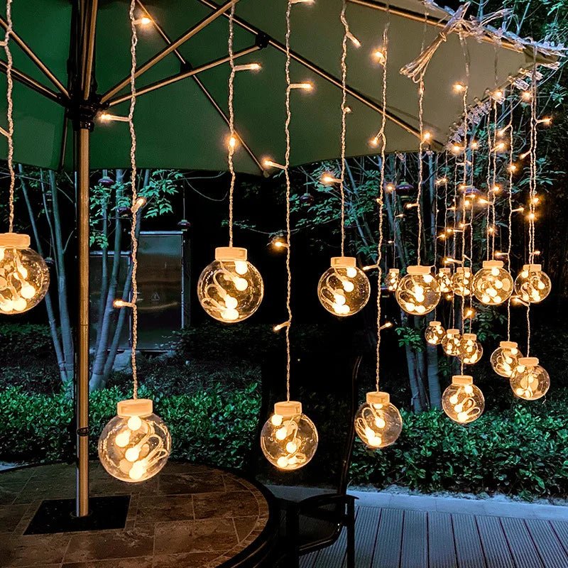 Solar Pendant String Lights – Elegant Design – Solar Powered Lighting-Orizon Depot