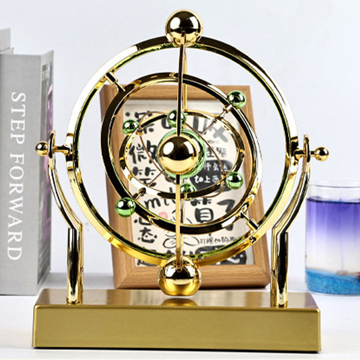 Decorative Rotating Sculpture | Perpetual Motion Design | Metal Art