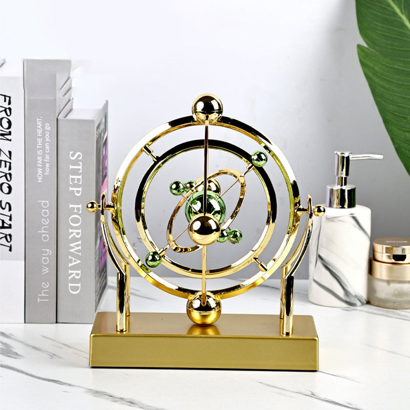 Decorative Rotating Sculpture | Perpetual Motion Design | Metal Art