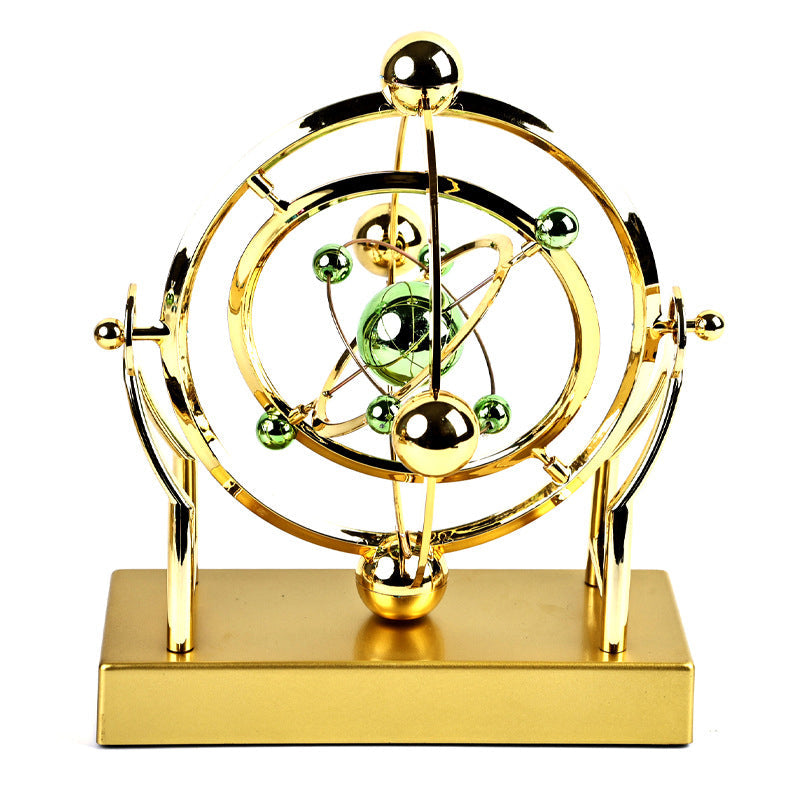 Decorative Rotating Sculpture | Perpetual Motion Design | Metal Art