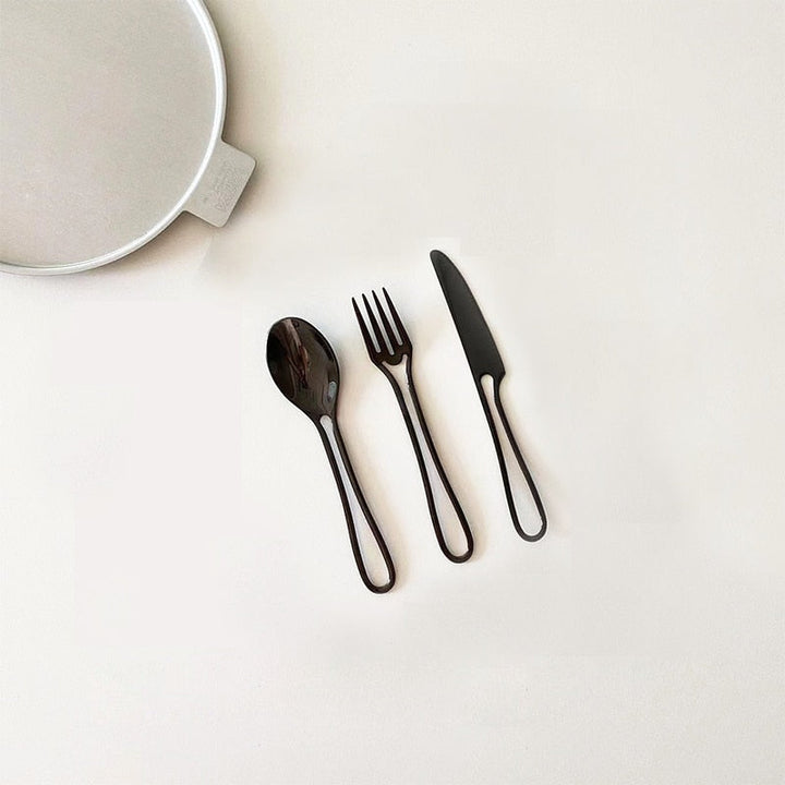 Stainless Steel Outline Cutlery Set for Elegant Dining-Orizon Depot