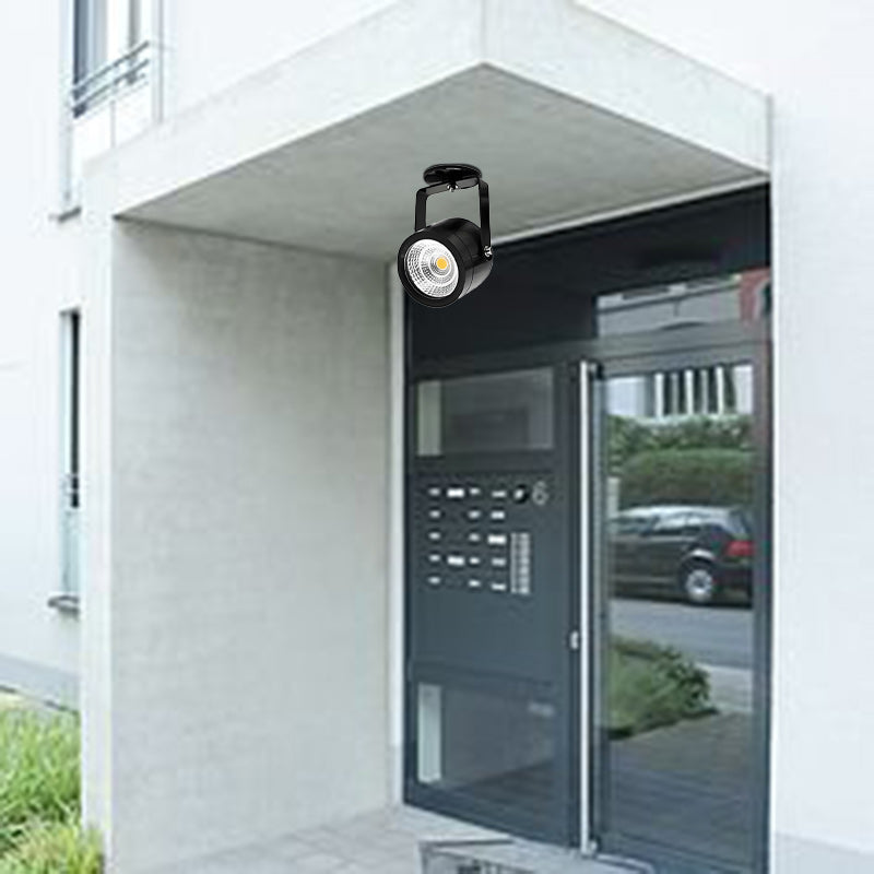 Modern Minimalist Waterproof Aluminum Adjustable Cylinder LED Outdoor Wall Sconce