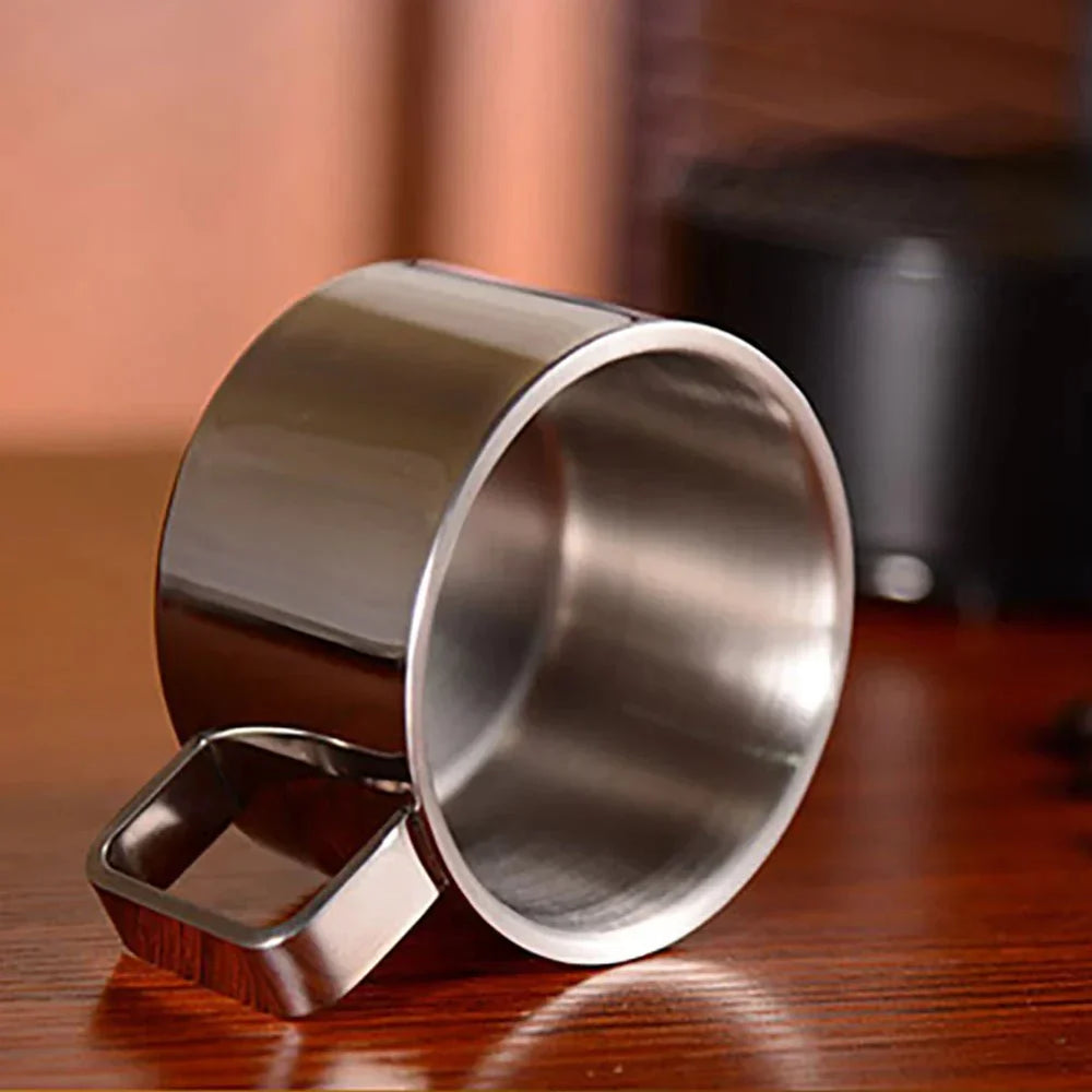 Three-Piece Stainless Steel Coffee Cup Set for Home or Office-Orizon Depot