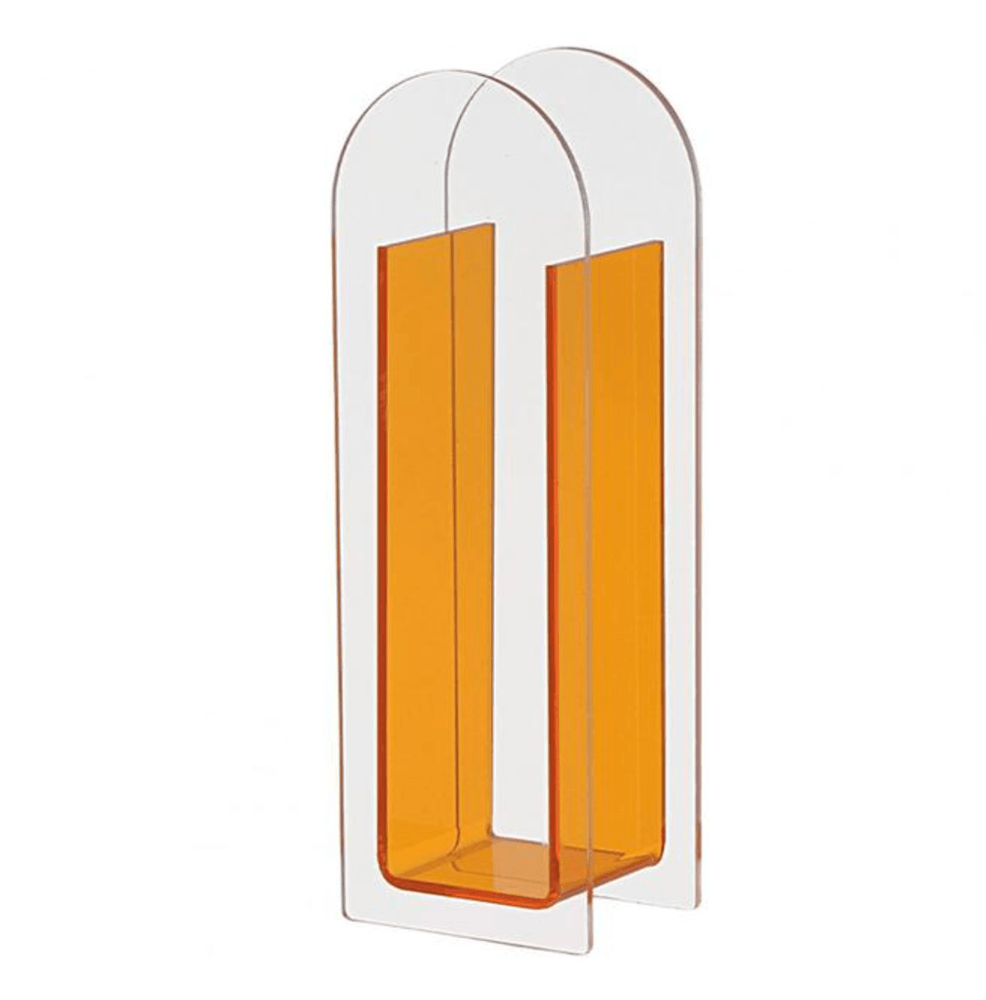 Transparent Acrylic Flower Vase - Modern Home Decor Accent-Orizon Depot