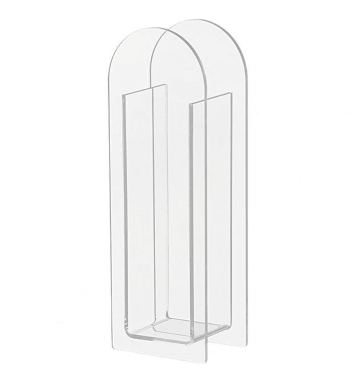 Transparent Acrylic Flower Vase - Modern Home Decor Accent-Orizon Depot