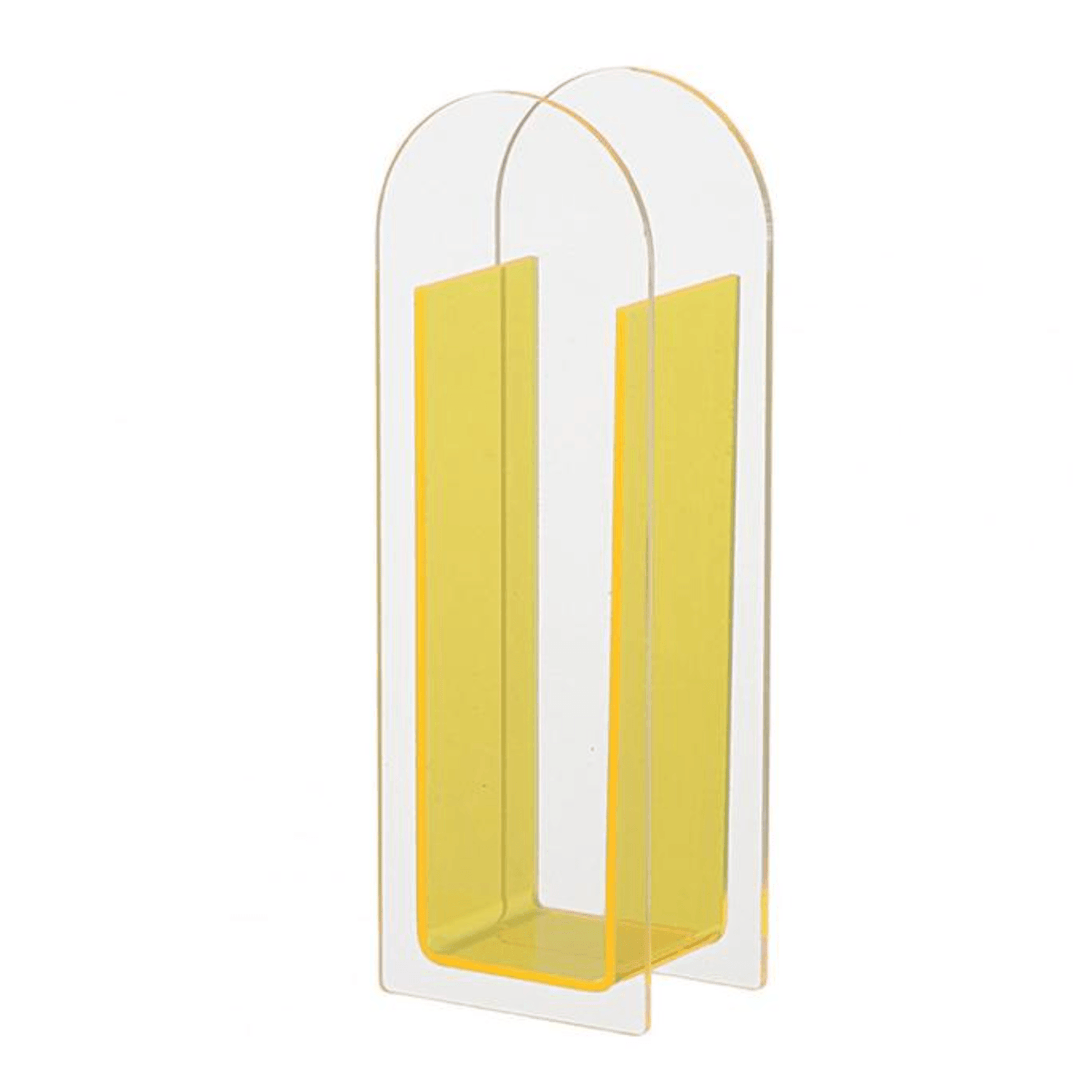 Transparent Acrylic Flower Vase - Modern Home Decor Accent-Orizon Depot