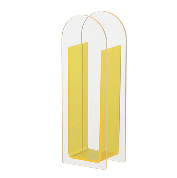 Transparent Acrylic Flower Vase - Modern Home Decor Accent-Orizon Depot