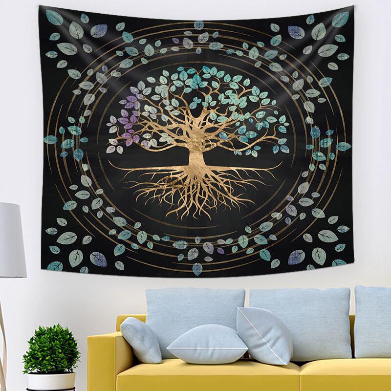 Elegant Tree of Life Wall Tapestry for Home and Dorm Decor-Orizon Depot