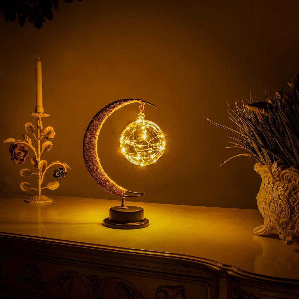 Enchanting Lunar Moon Lamp – Unique Night Light for Bedrooms & Living Spaces-Orizon Depot