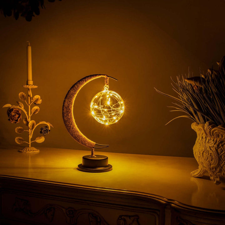 Enchanting Lunar Moon Lamp – Unique Night Light for Bedrooms & Living Spaces-Orizon Depot