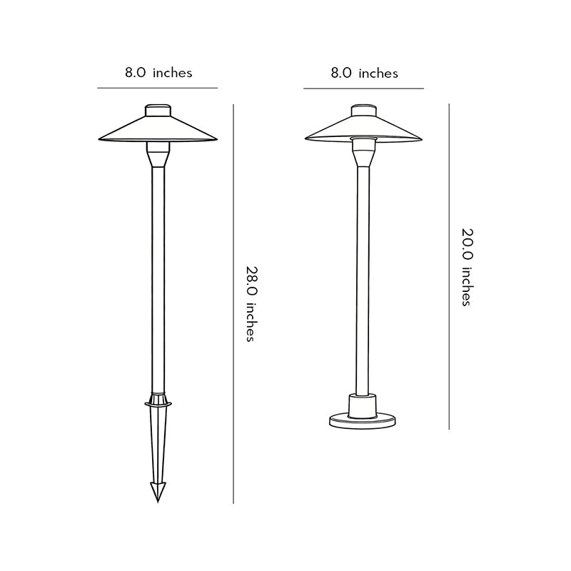 Modern LED Outdoor Pathway Light for Landscape Lighting