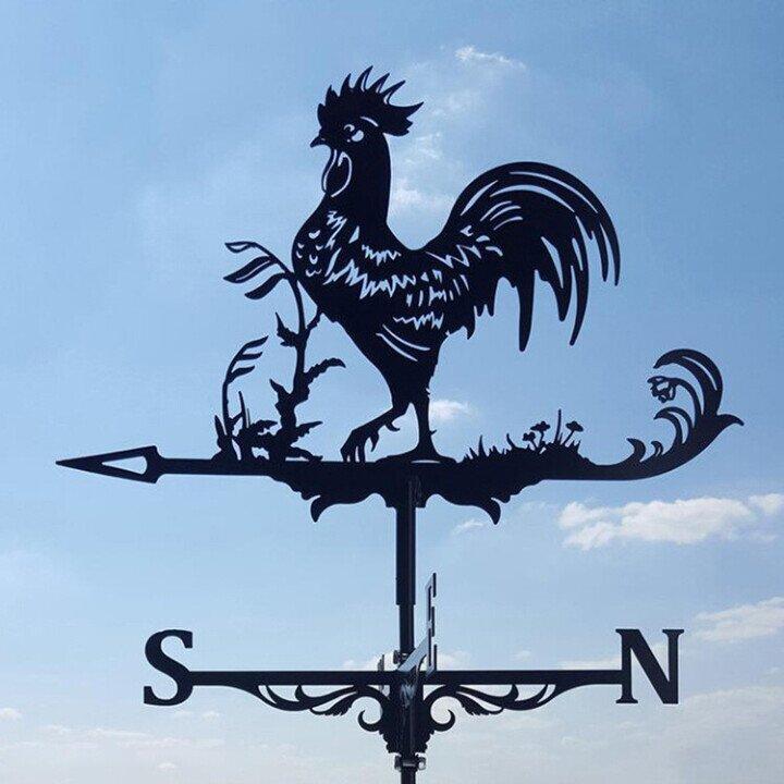Retro Witch Shape Weather Vane - Unique Windy Design Decor-Orizon Depot