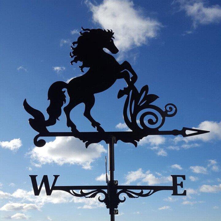 Retro Witch Shape Weather Vane - Unique Windy Design Decor-Orizon Depot