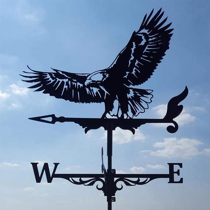 Retro Witch Shape Weather Vane - Unique Windy Design Decor-Orizon Depot