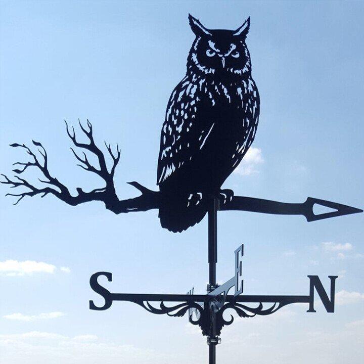 Retro Witch Shape Weather Vane - Unique Windy Design Decor-Orizon Depot